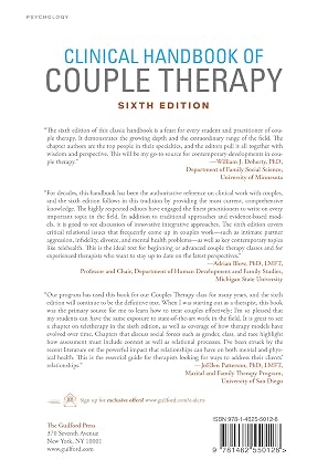 Clinical Handbook of Couple Therapy, 6th Edition