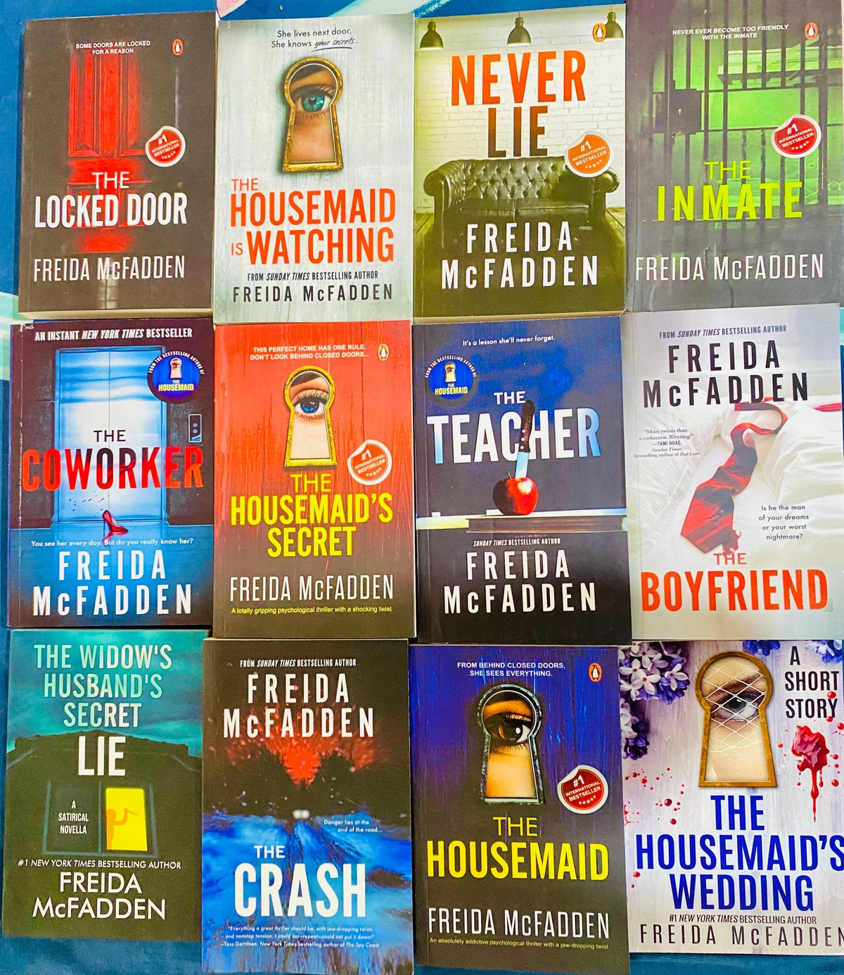 Freida McFadden Thriller Series 12 Book Collection Set (Paperback)