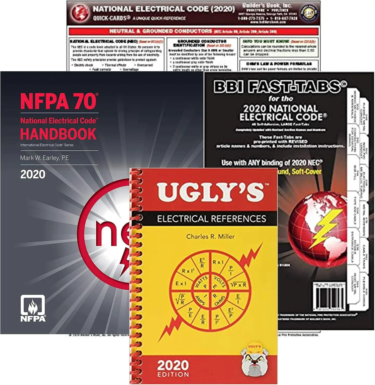 NEC 2020 Handbook (NFPA 70) with Fast Tabs, Quick Card & Ugly’s Electrical References